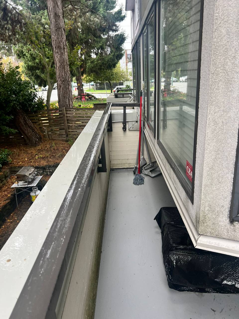 After: balcony cleaned and ready in Vancouver