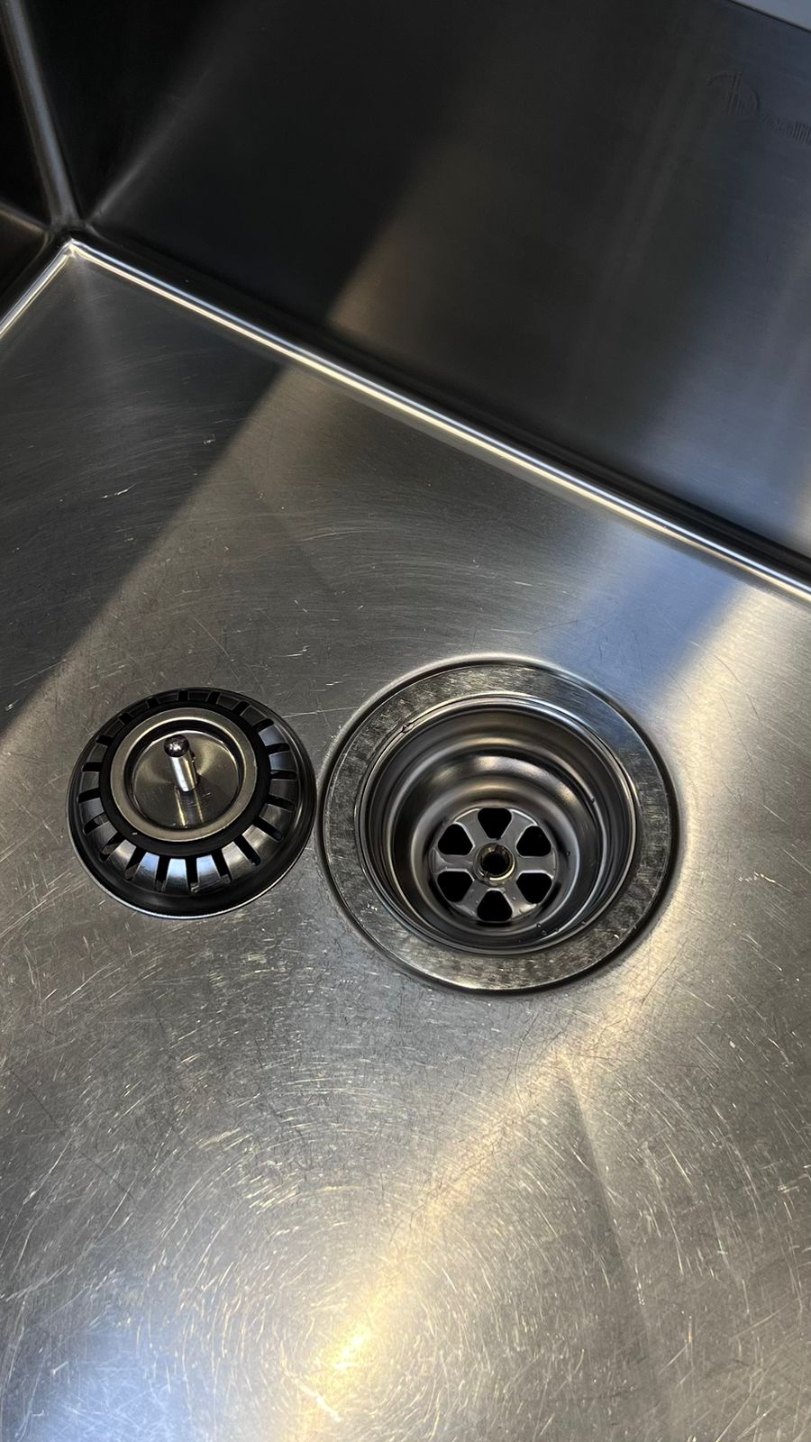 After: sink polished and cleaned in Vancouver