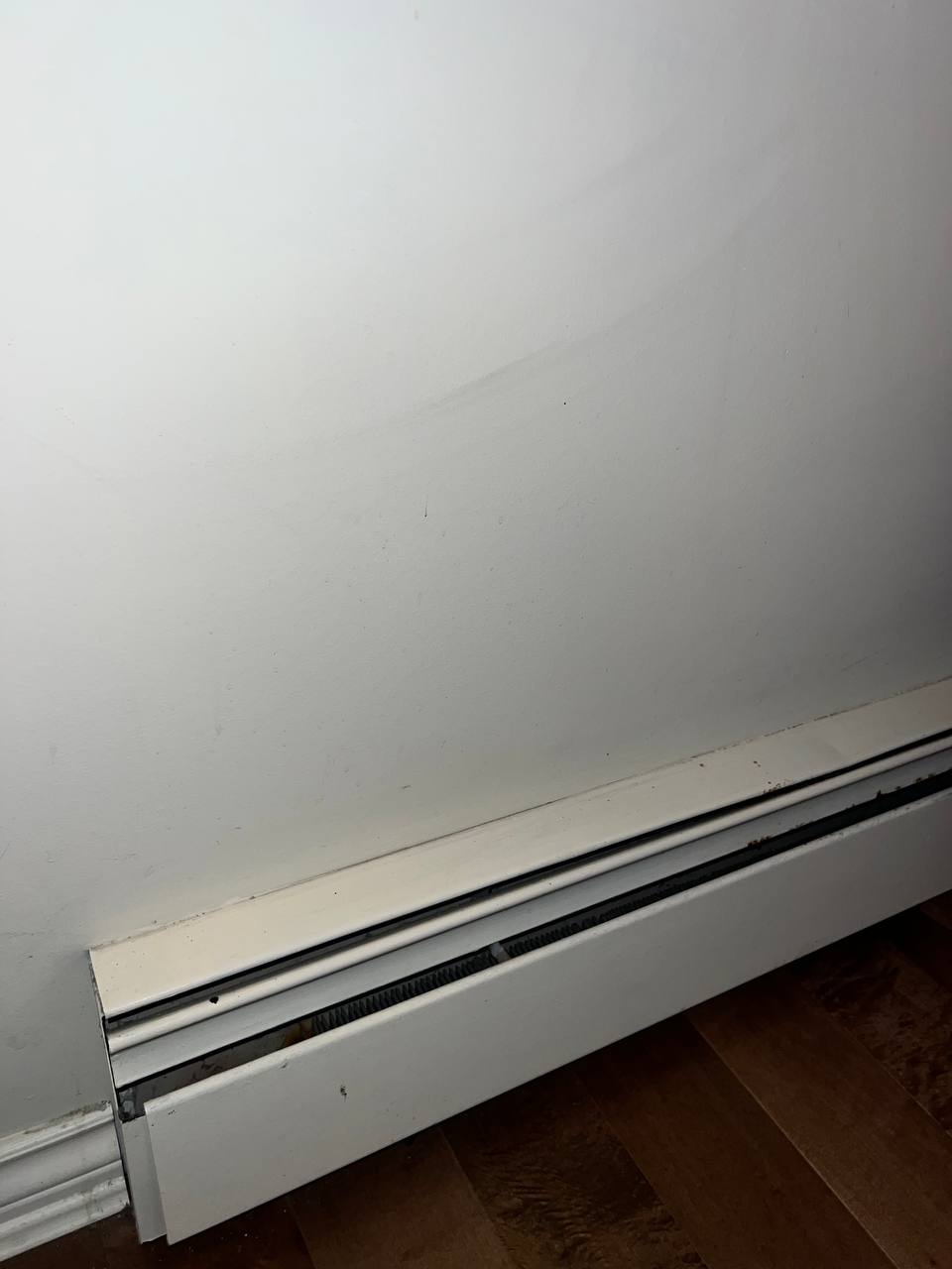 After: wall marks removed and cleaned in Vancouver